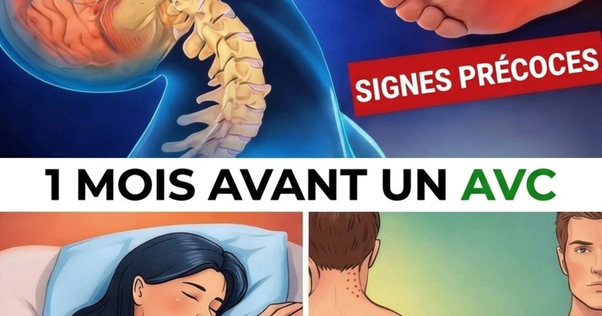 AVC : 8 signaux d'alerte que votre corps peut envoyer un mois avant — et 9 réflexes pour réduire votre risque