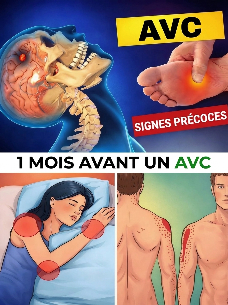 AVC : 8 signaux d'alerte que votre corps peut envoyer un mois avant — et 9 réflexes pour réduire votre risque