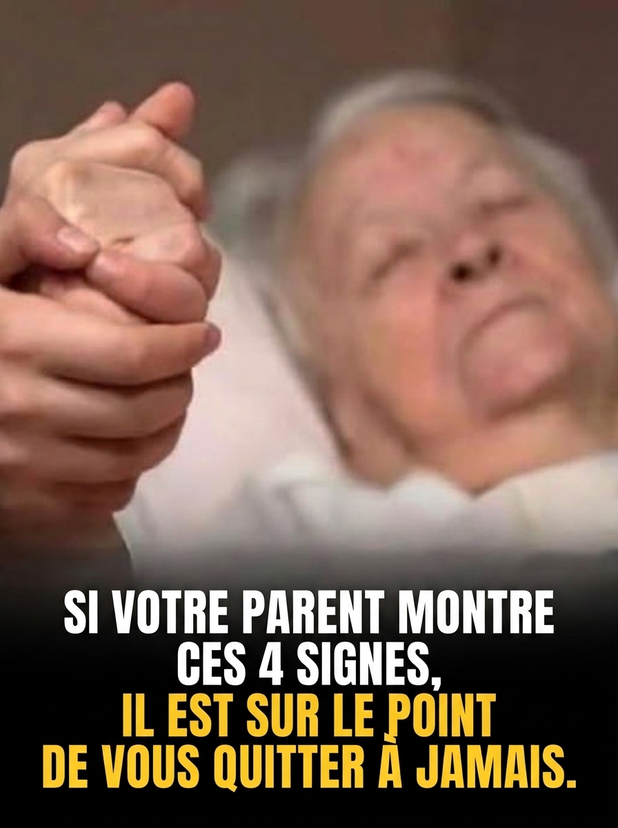 Ces 4 signes discrets peuvent indiquer que votre parent approche de la fin de vie
