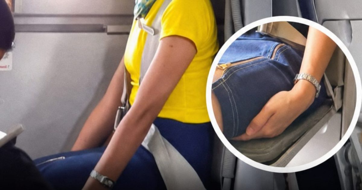 Pourquoi les hôtesses de l'air mettent-elles leurs mains sous leurs cuisses pendant le décollage ? La vraie explication