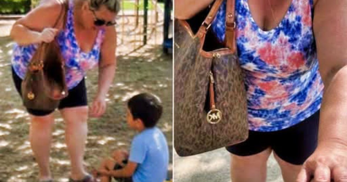 Elle croit que cette vieille dame menace son fils au parc : la vérité dans le sac va vous faire pleurer