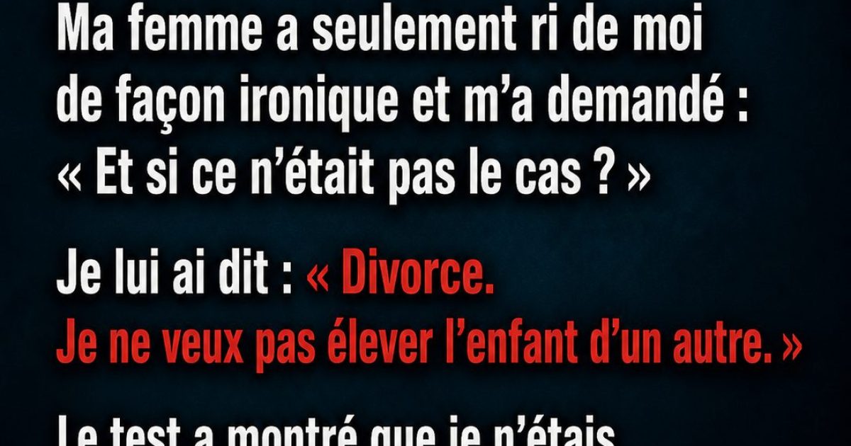 Il exige un test ADN à la naissance de son fils : trois ans plus tard, la vérité le dévaste