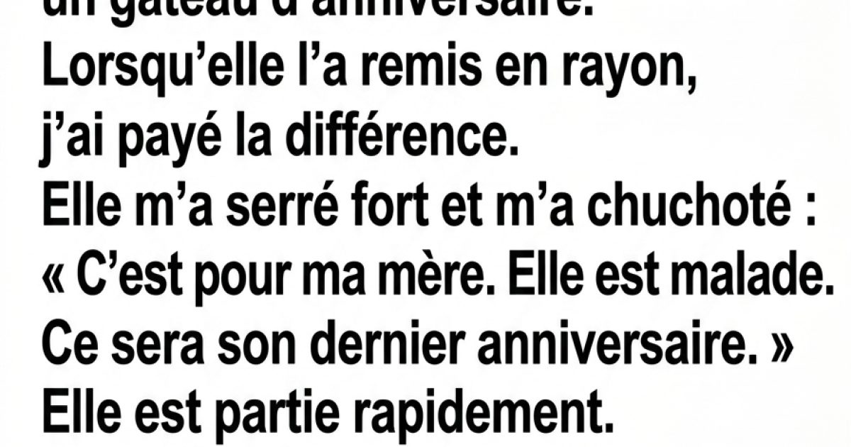Une petite fille voulait offrir un gâteau à sa maman malade : le geste d'un inconnu a tout changé
