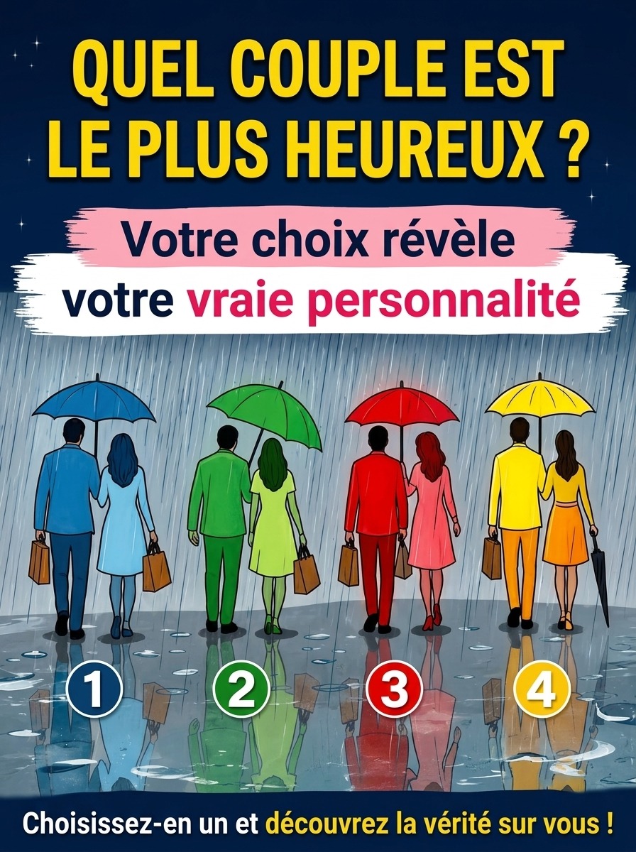 Test de personnalité : quel couple choisissez-vous ? Ce que votre réponse dit vraiment de vous