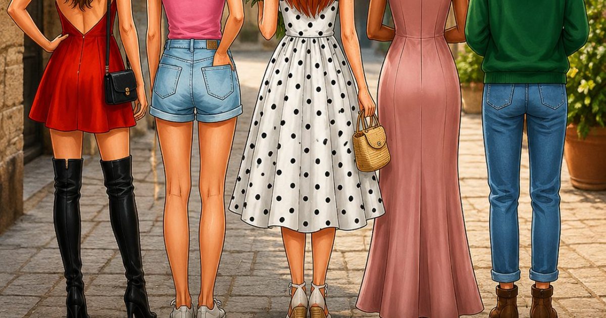 Test de personnalité : quelle femme de dos trouvez-vous la plus belle ? Votre choix vous révèle