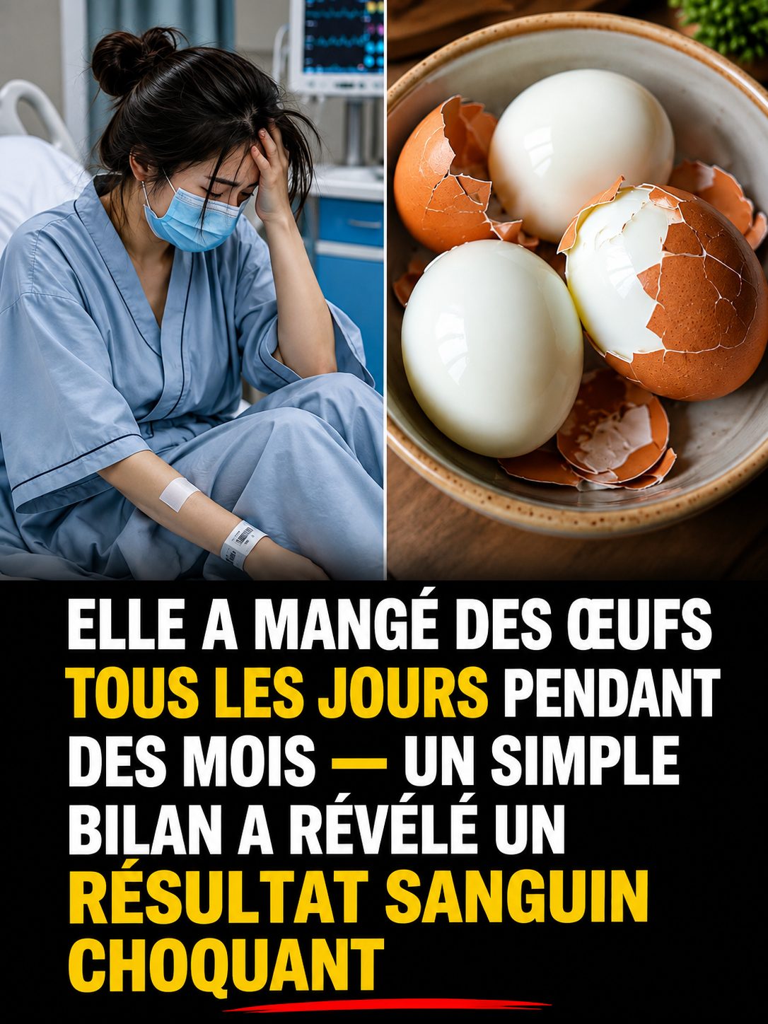 Elle mange des œufs à chaque repas pendant 5 mois : son bilan sanguin stupéfie son médecin