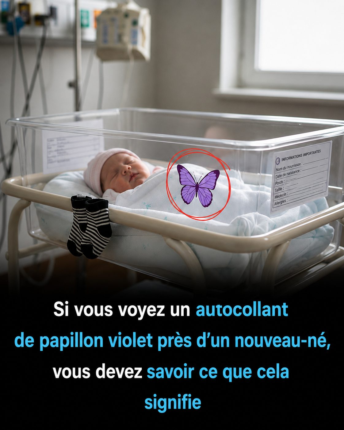 Le papillon violet sur les incubateurs : la signification qui émeut le monde entier