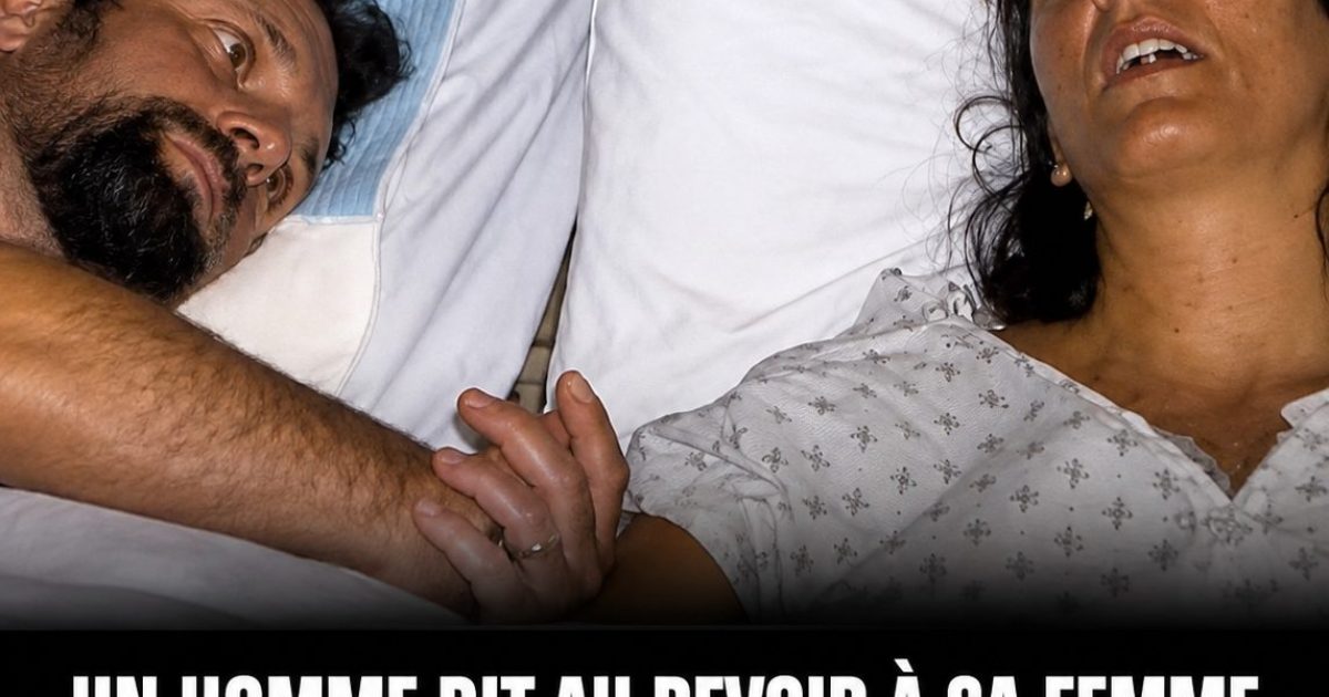Il dit au revoir à sa femme qu'on débranche... et elle lui répond ces 5 mots incroyables