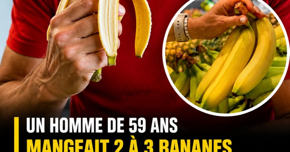Il mange 2 à 3 bananes chaque soir pendant un an : voici ce qui s'est passé dans son corps