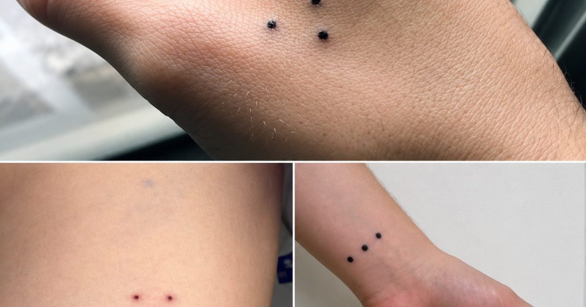 Tatouage trois points : voici ce que ça signifie vraiment (et non, il ne faut pas s'enfuir)