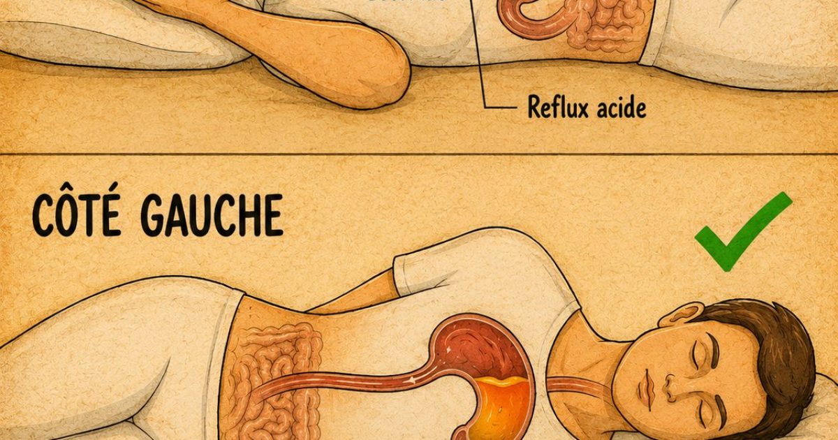 Reflux acide : pourquoi votre position pour dormir change vraiment tout
