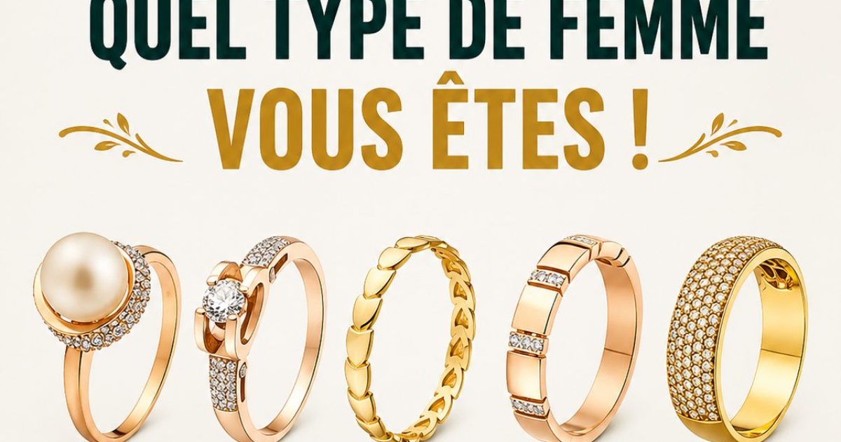 Choisissez une bague et découvrez quelle femme vous êtes vraiment