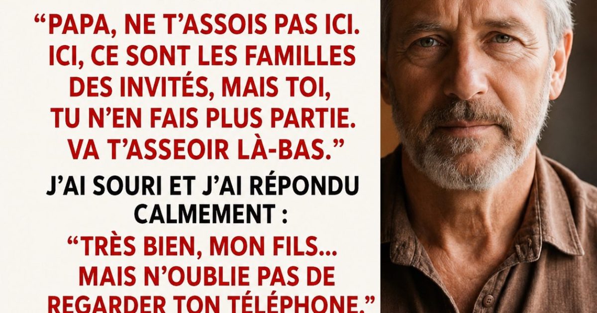 Il chasse son père de son mariage : "Tu ne fais plus partie de notre famille"… mais un simple message a tout changé