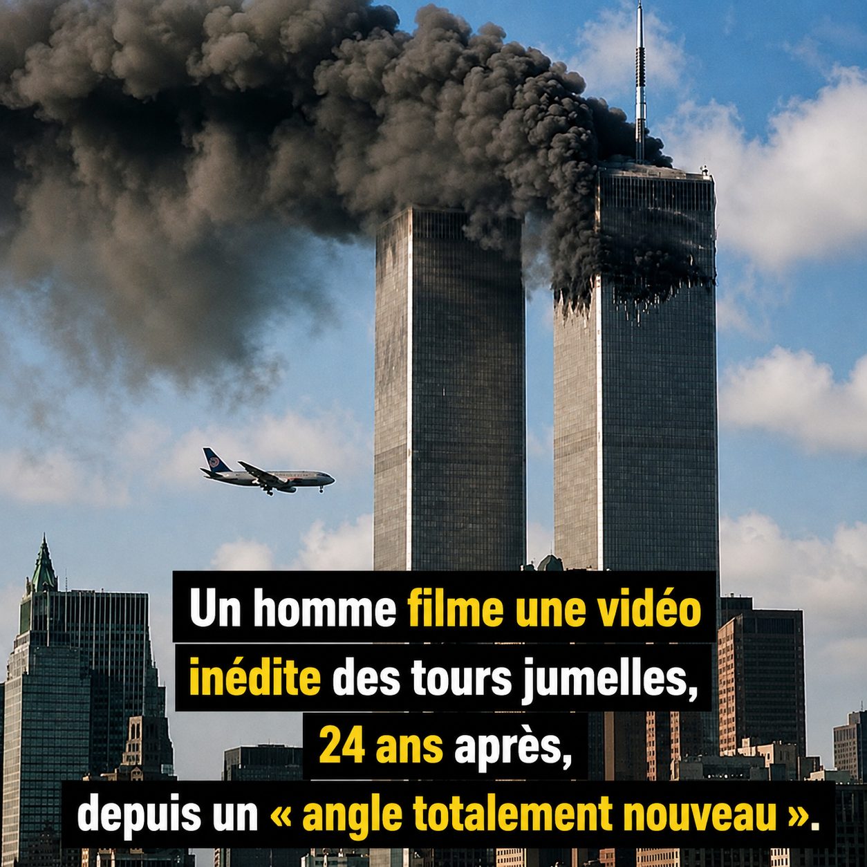 Il retrouve une cassette poussiéreuse dans un placard et découvre des images inédites du 11 septembre