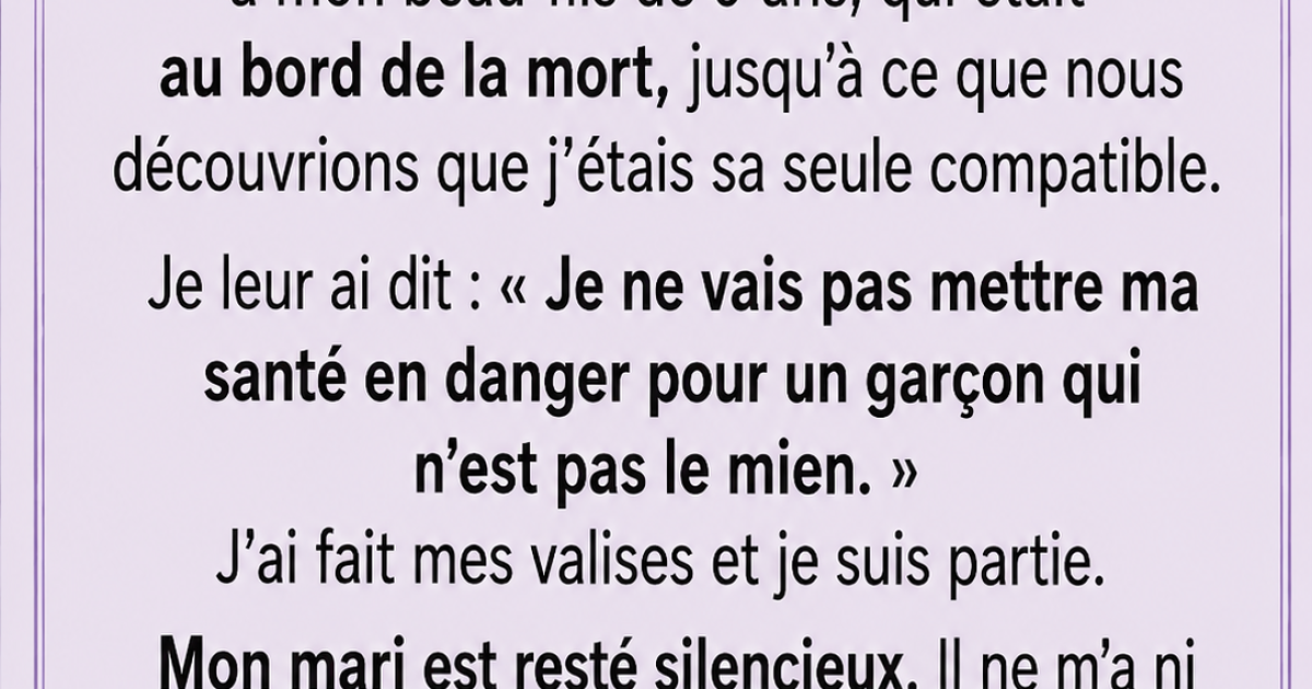 Elle refuse de sauver son beau-fils de 9 ans : ces petites étoiles en papier vont tout changer