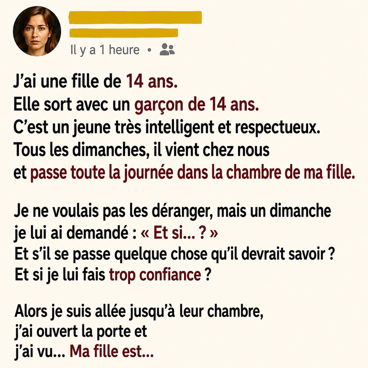 Elle ouvre la porte de la chambre de sa fille en s'attendant au pire… et fond en larmes devant ce qu'elle découvre