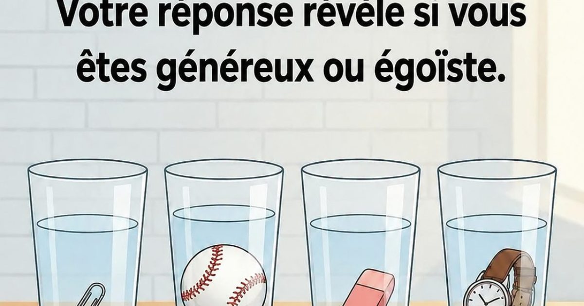 Ce test des quatre verres d'eau révèle votre façon de penser : êtes-vous logique ou intuitive ?