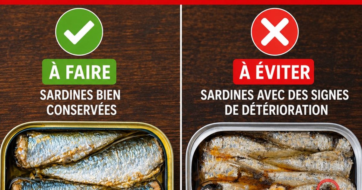 Sardines en boîte : 5 erreurs que vous faites sûrement sans le savoir