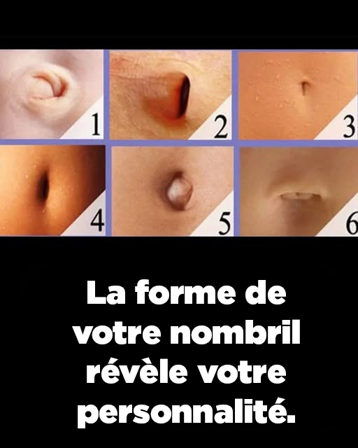 La forme de votre nombril révèle votre personnalité : découvrez ce qu'elle dit de vous
