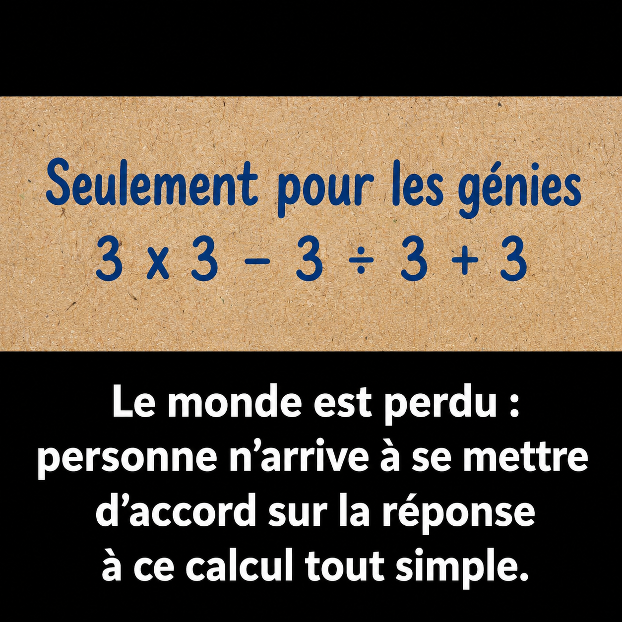 Ce calcul tout simple que personne ne résout correctement du premier coup