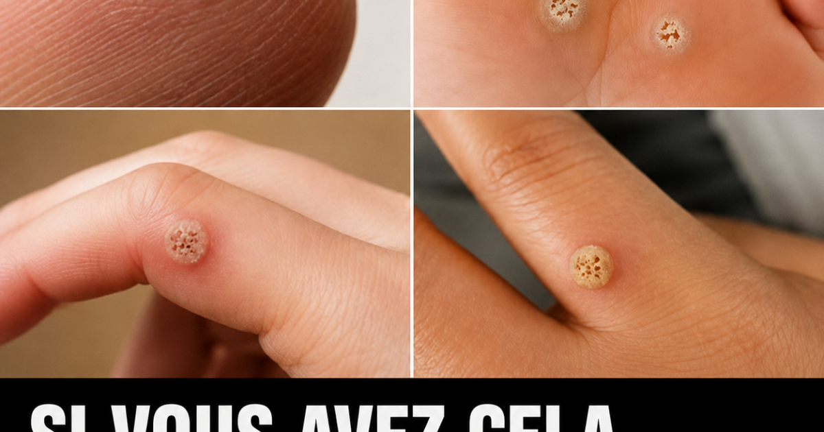 Verrues : 6 types à identifier (et les remèdes maison qui marchent vraiment)