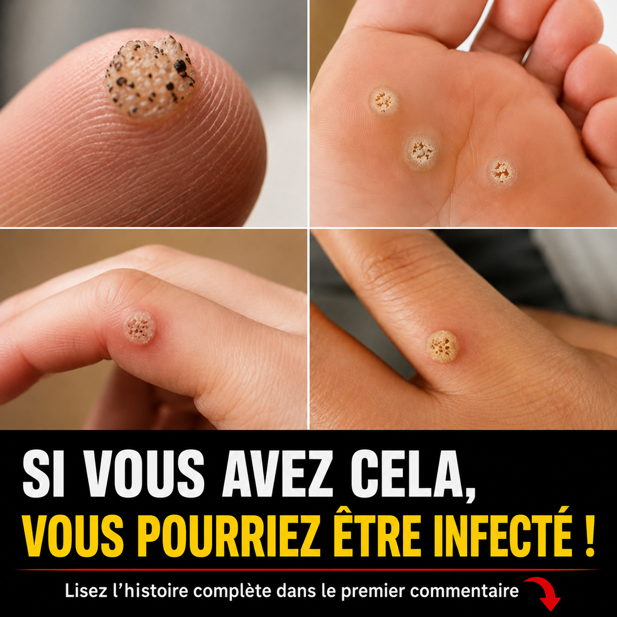 Verrues : 6 types à identifier (et les remèdes maison qui marchent vraiment)