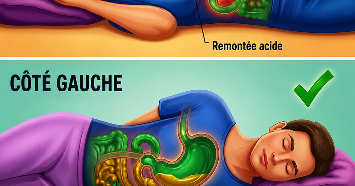 Reflux gastrique : pourquoi votre position de sommeil change vraiment tout