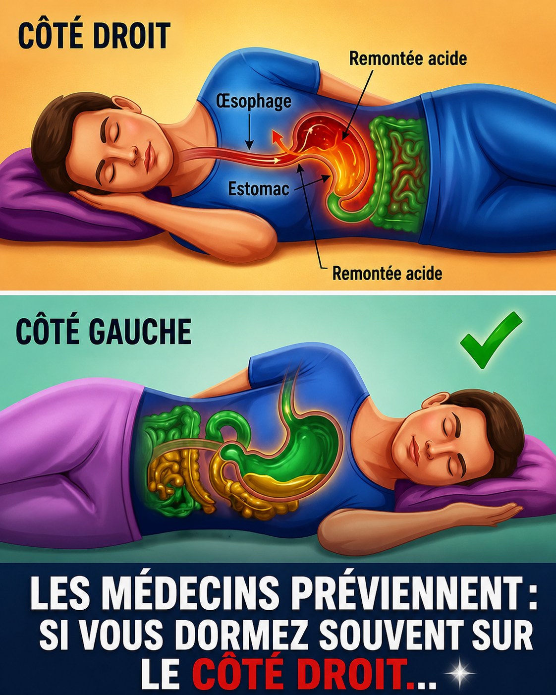 Reflux gastrique : pourquoi votre position de sommeil change vraiment tout