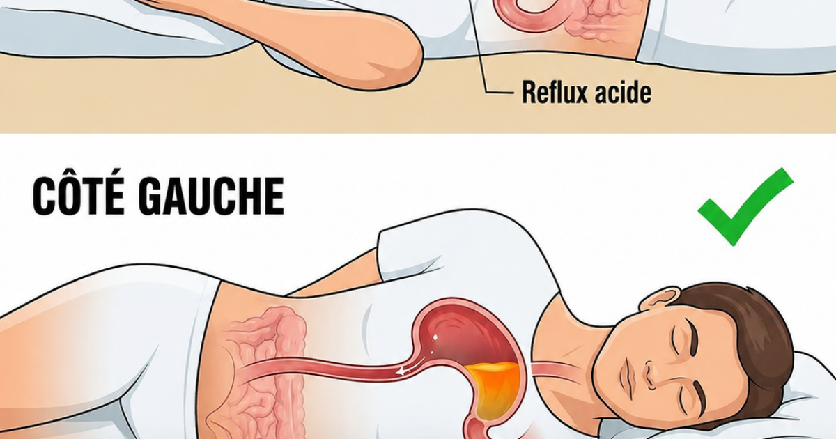 Brûlures d'estomac la nuit : ce simple changement de position pourrait tout changer