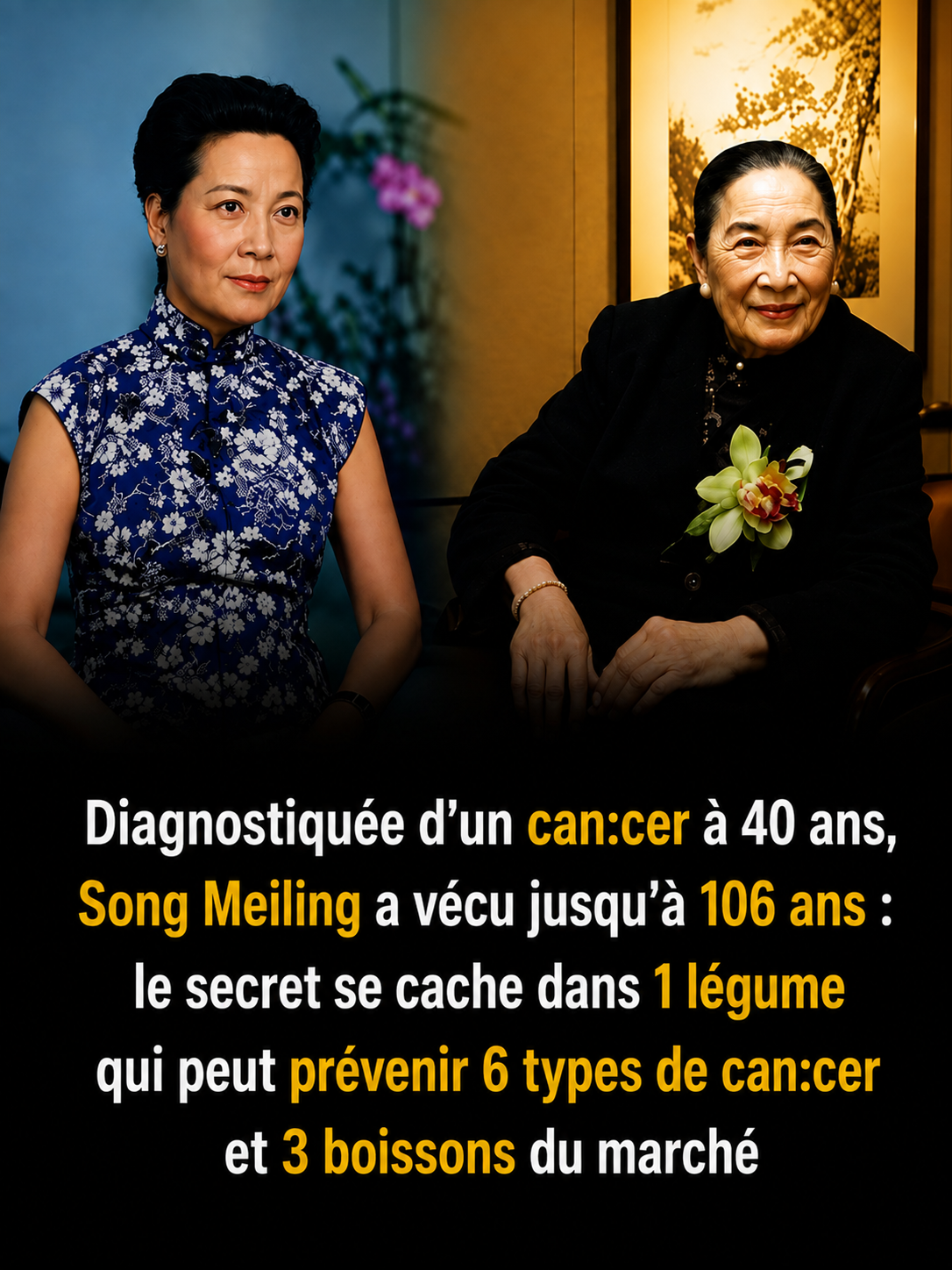 Elle a vécu jusqu'à 106 ans : les habitudes alimentaires de Song Meiling qui font réfléchir