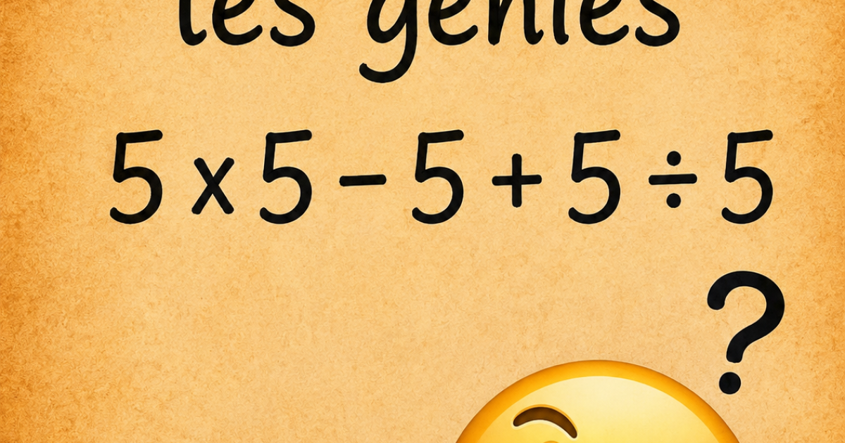 Ce puzzle mathématique viral rend fous les internautes : êtes-vous capable de le résoudre en 10 secondes ?