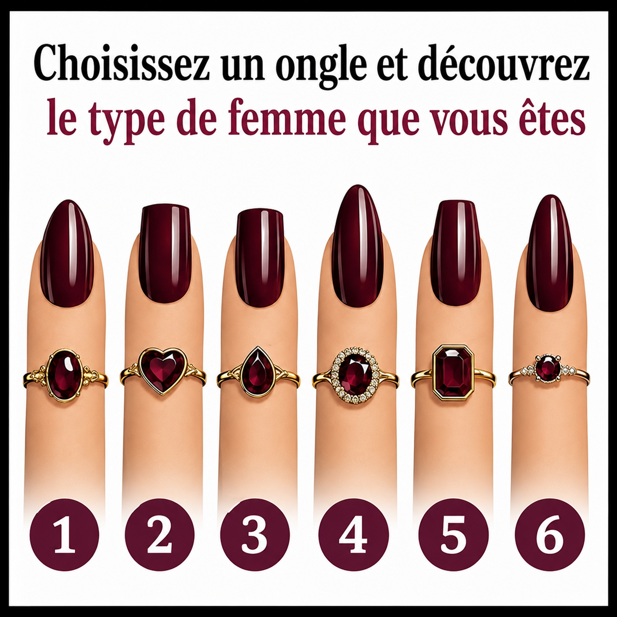 Test de personnalité : quelle femme êtes-vous vraiment selon la forme de vos ongles ?