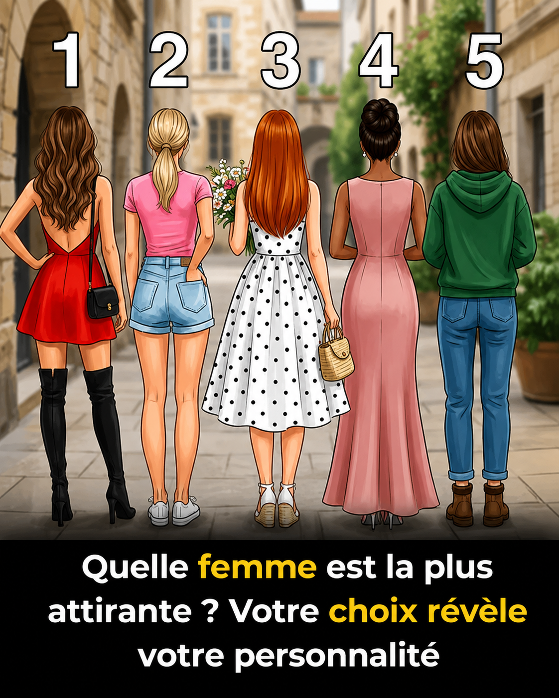Test de personnalité : quelle femme choisissez-vous ? Ce que votre réponse révèle sur vous