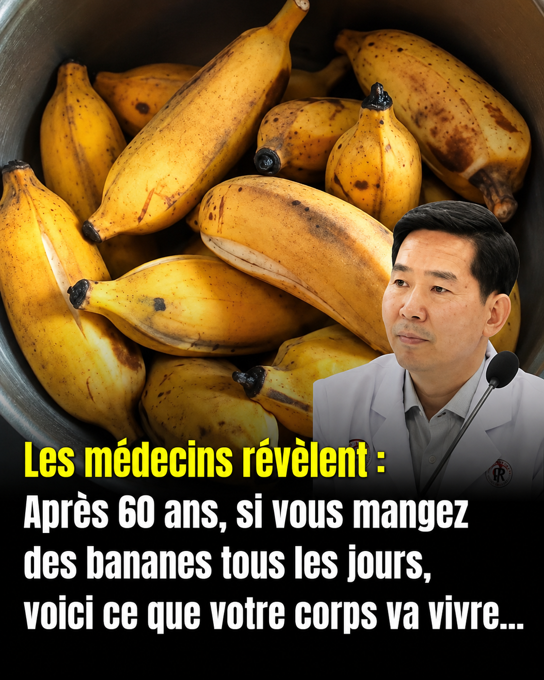 Après 60 ans, manger une banane chaque jour : voici ce que les médecins observent vraiment