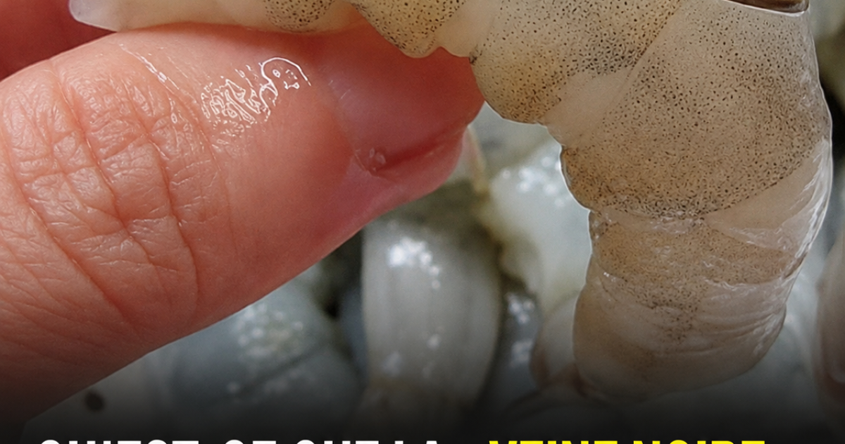 Ce filet noir dans les crevettes : ce que c'est vraiment et pourquoi vous devriez le retirer avant de cuisiner