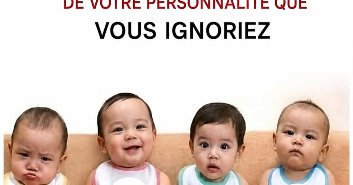 Test psychologique viral : parmi ces 4 bébés, lequel est une fille ? Ce que votre réponse révèle sur vous
