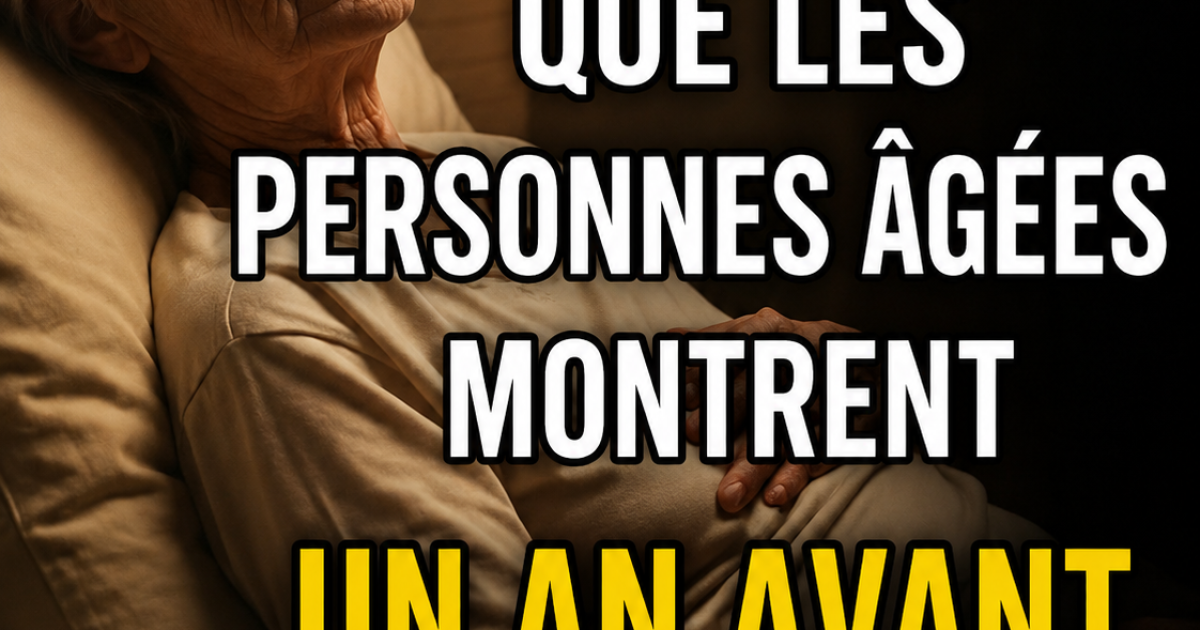 Vieillissement : 5 signaux discrets à ne pas ignorer chez vos proches âgés