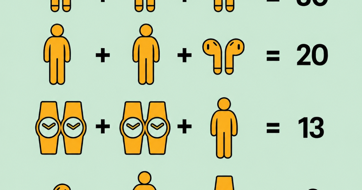 Ce puzzle mathématique défie votre cerveau : trouvez-vous la bonne réponse du premier coup ?