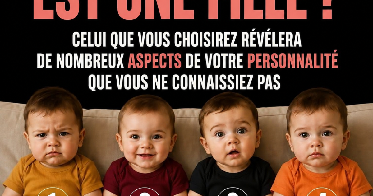 Ce test des bébés qui fait le buzz révèle votre vraie personnalité en un seul regard