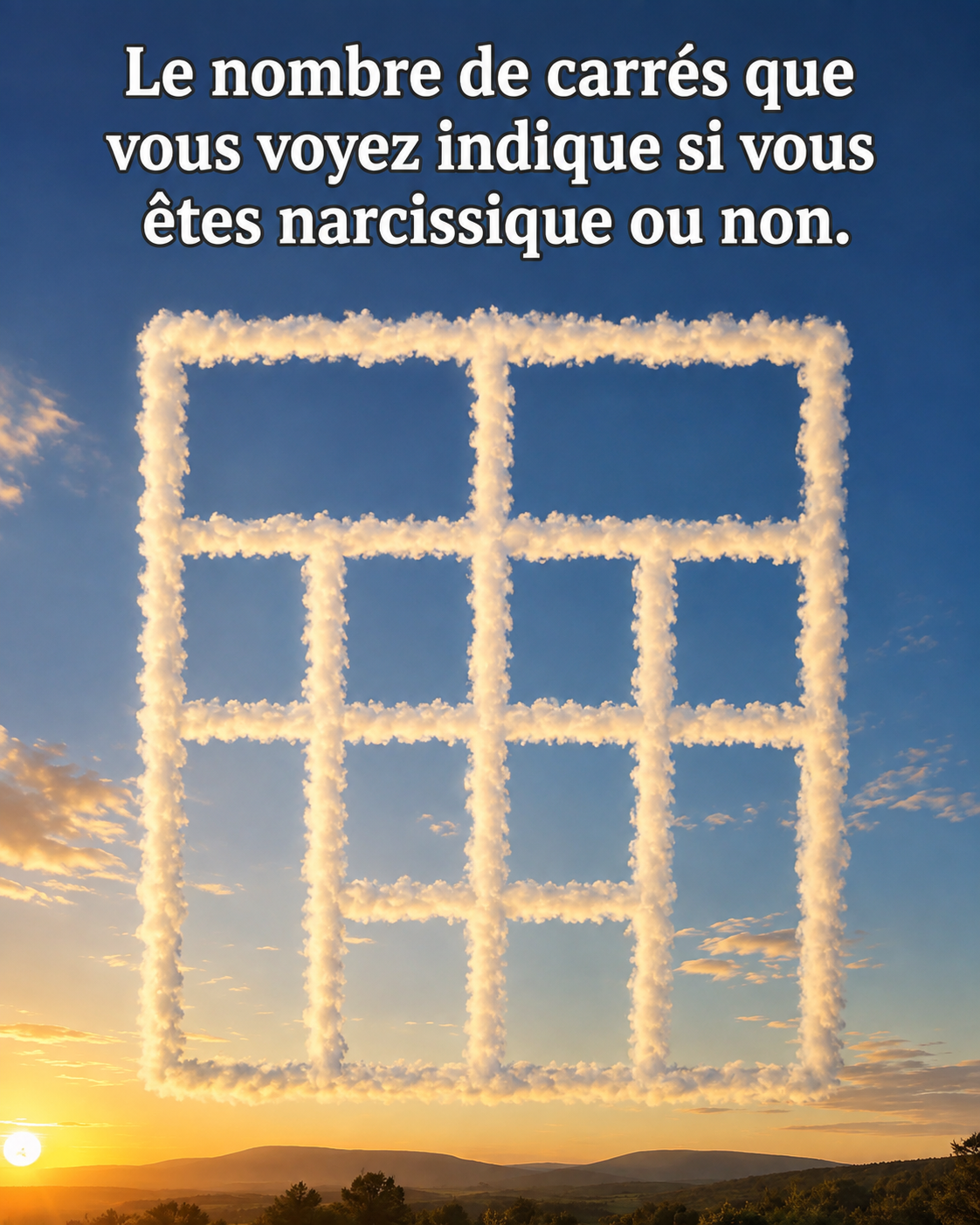 Ce défi visuel qui fascine la toile : combien de carrés comptez-vous vraiment ?