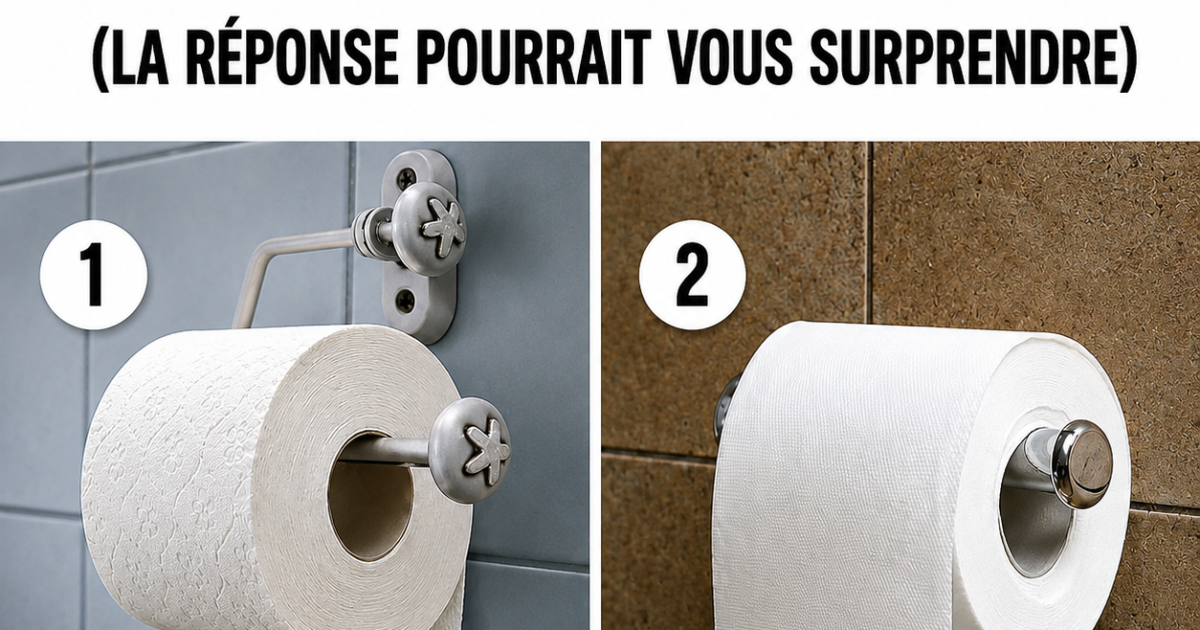 Papier toilette : dans quel sens faut-il vraiment le mettre ? Une invention de 1891 tranche le débat
