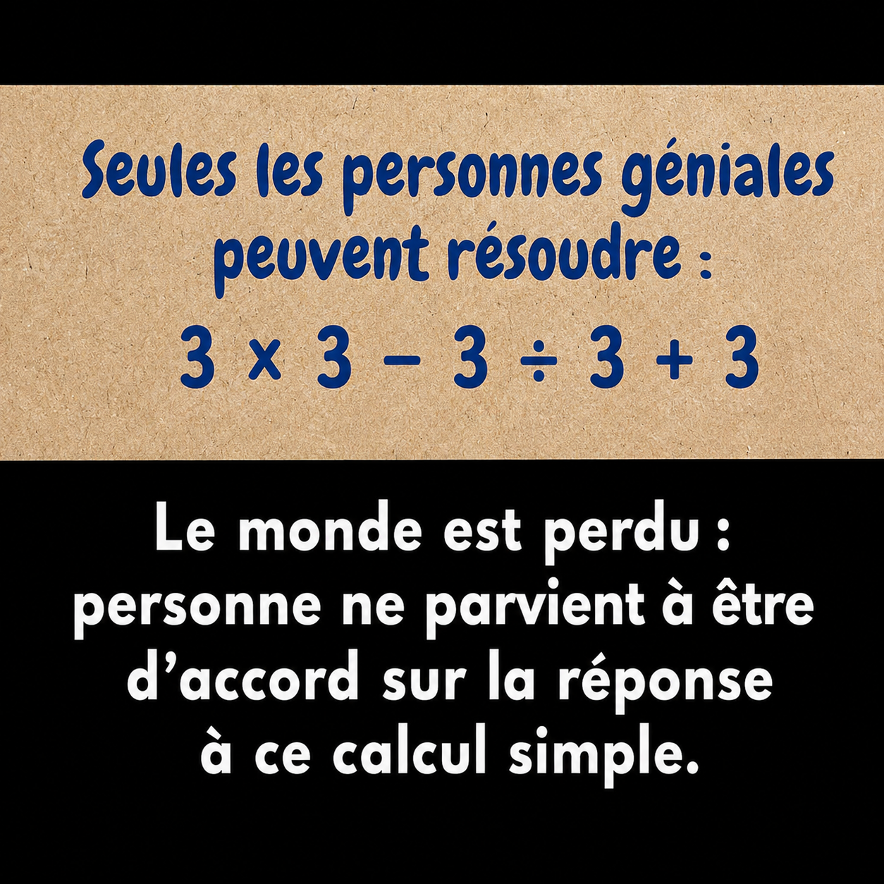 Ce calcul mathématique ultra simple divise tout le monde sur Internet : trouvez-vous la bonne réponse ?
