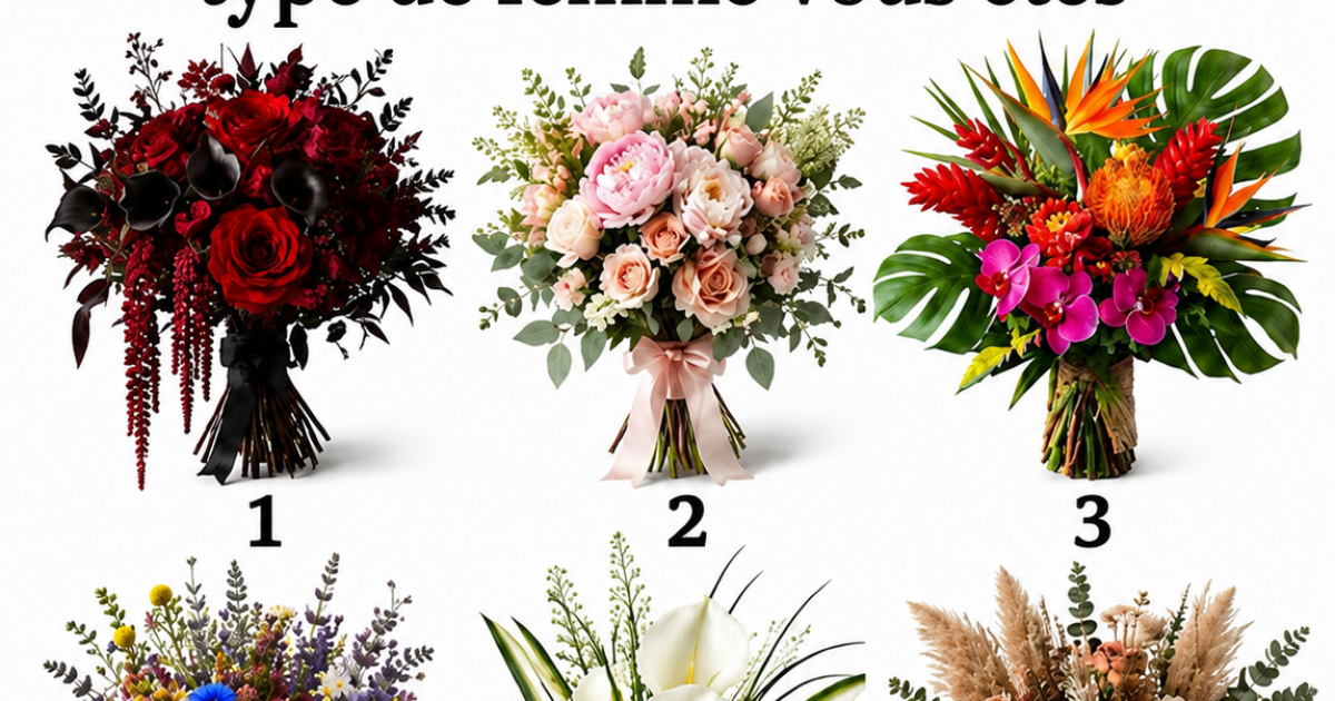 Test de personnalité : le bouquet que vous choisissez révèle qui vous êtes vraiment