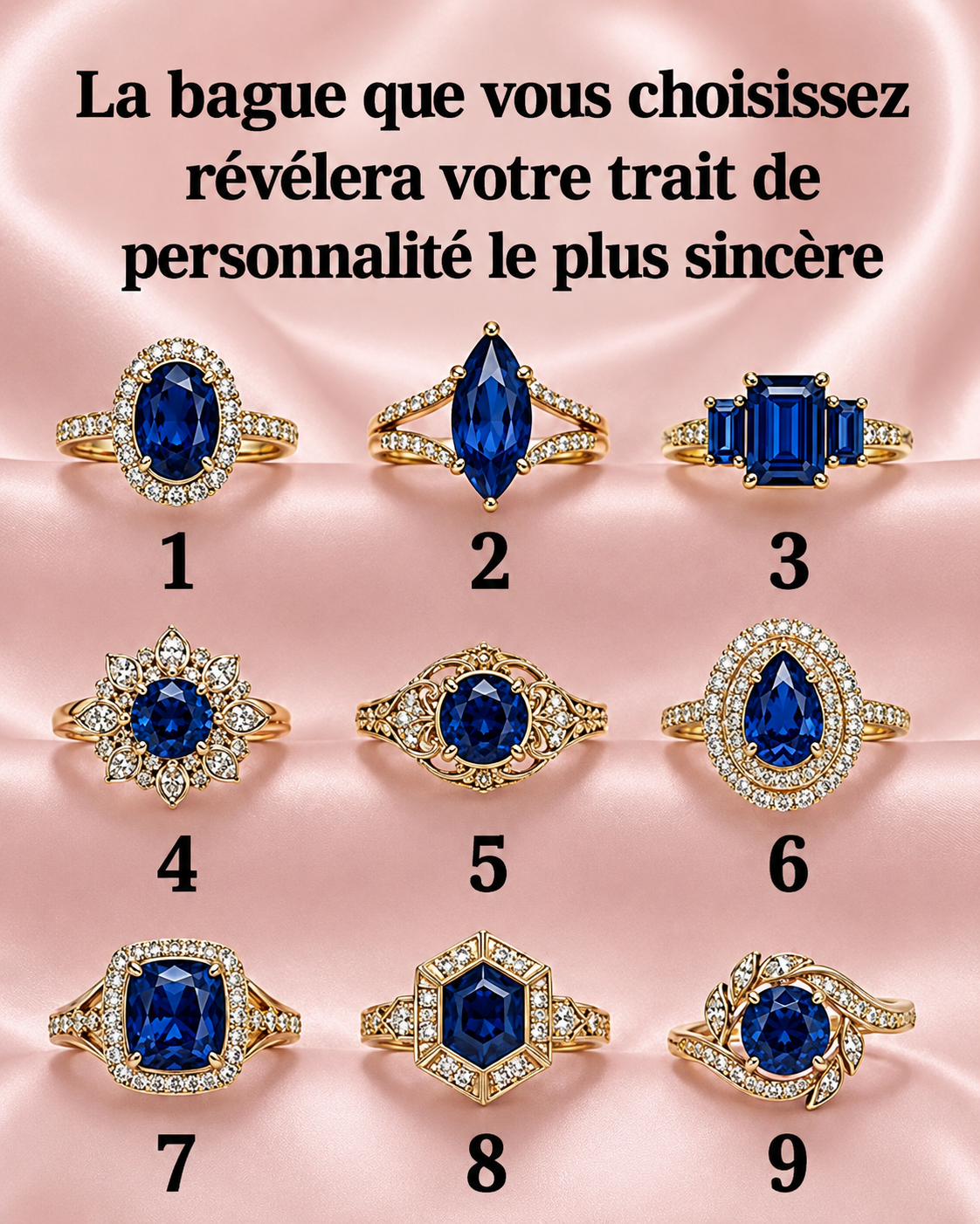 Ce test de la bague révèle votre plus grand trait de personnalité : lequel choisissez-vous ?