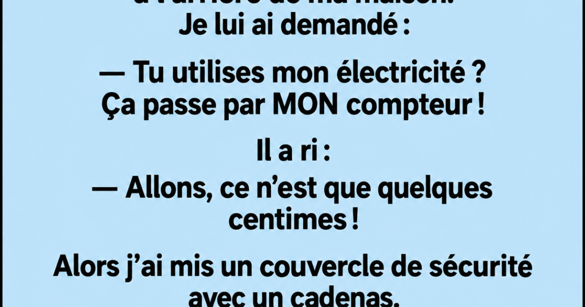 Elle découvre le câble de son voisin branché chez elle : ce qui s'est passé ensuite est une belle leçon de vie