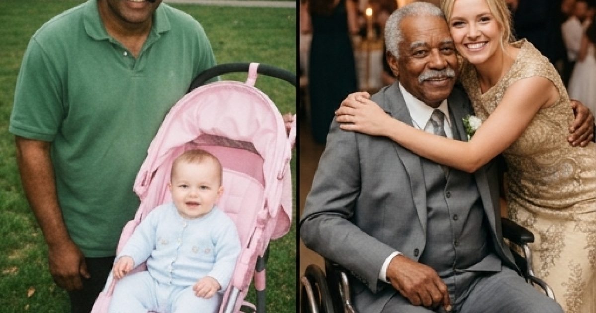 J’ai accompagné mon grand-père en fauteuil roulant à mon bal de fin d’année après qu’il m’a élevée seul pendant des années