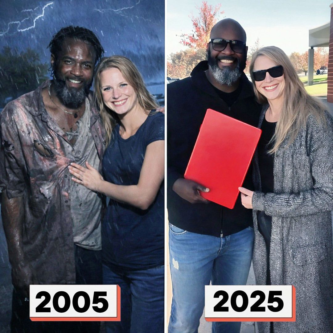 J’ai aidé un homme lors d’une tempête il y a 20 ans — hier, il a frappé à ma porte avec un dossier