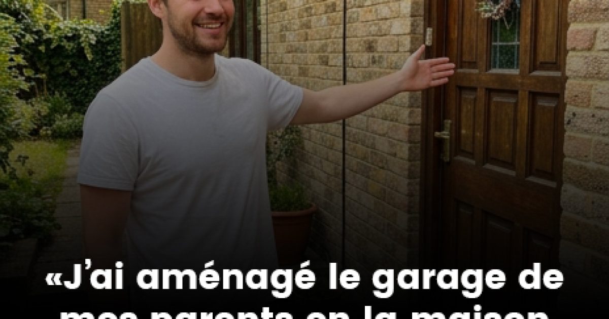 « J’ai aménagé le garage de mes parents en la maison de mes rêves pour seulement 18 000 euros, c’était ma seule option face à la flambée des loyers. »