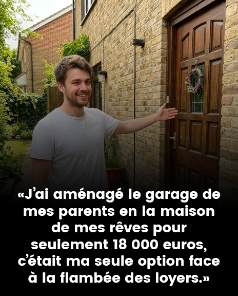 « J’ai aménagé le garage de mes parents en la maison de mes rêves pour seulement 18 000 euros, c’était ma seule option face à la flambée des loyers. »