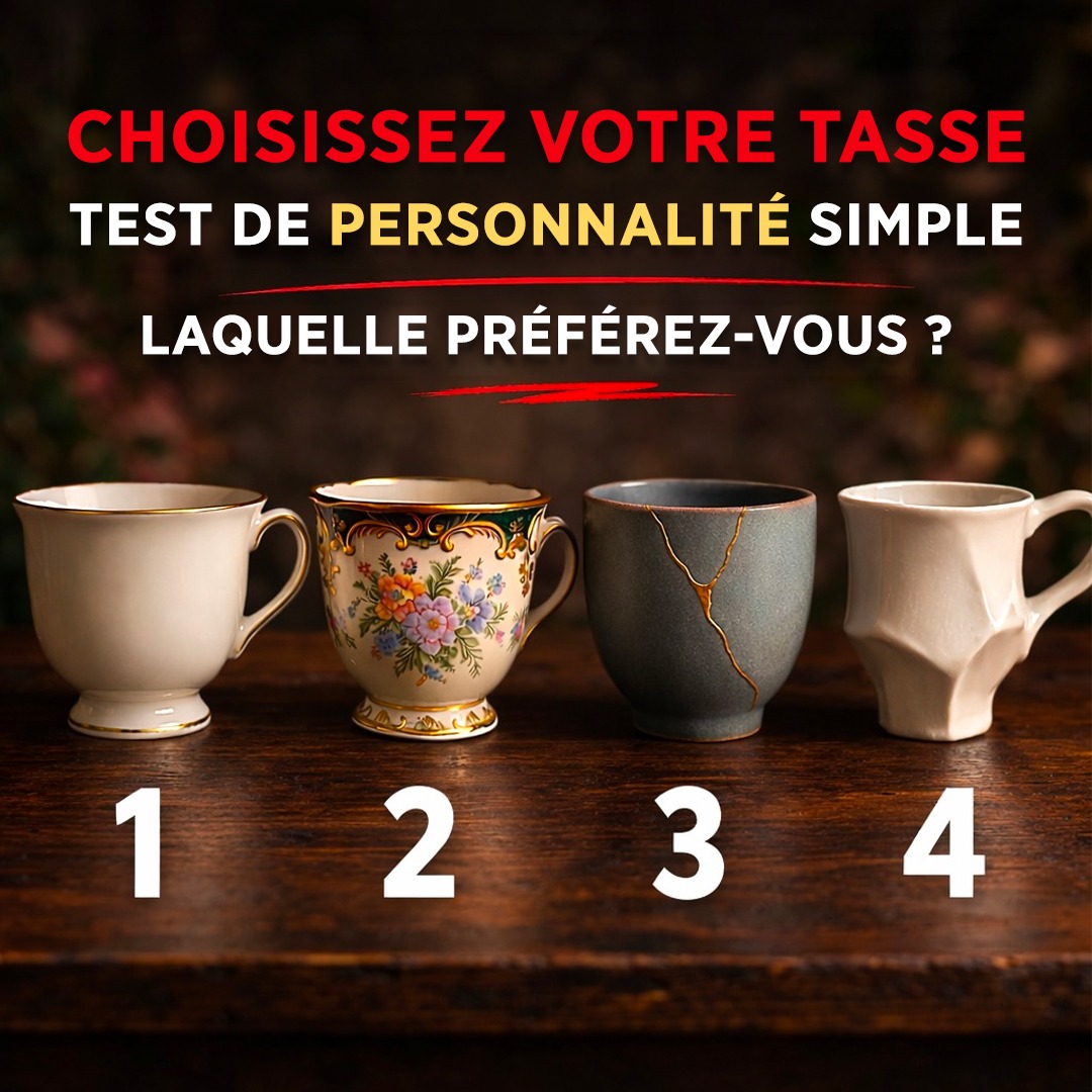 J’ai choisi une tasse et j’ai découvert quel trait de caractère définit votre personnalité